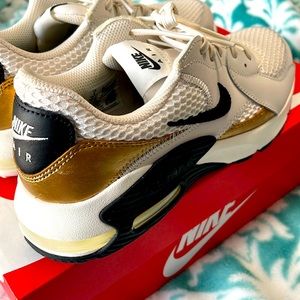 Nike Air Max phantom/black metallic gold size 8 only worn once.